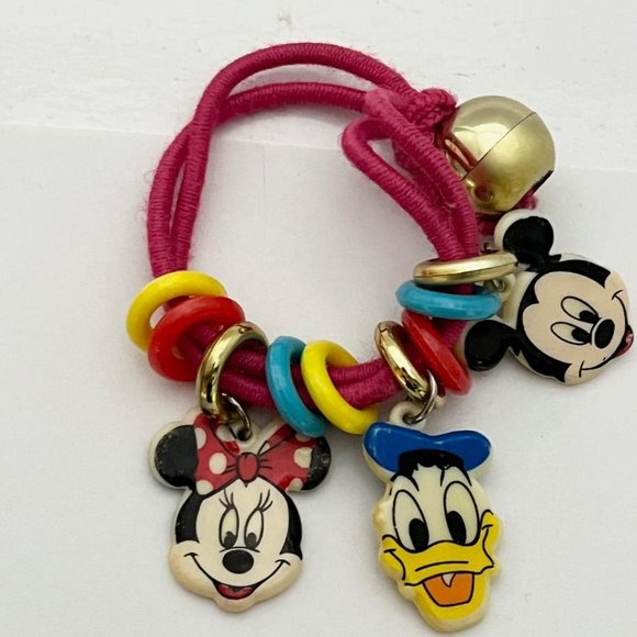 VINTAGE LOT OF MICKEY MOUSE HAIR ACCESSORIES AND BUTTON COVERS, COLLECTIBLES - Picture 10 of 11